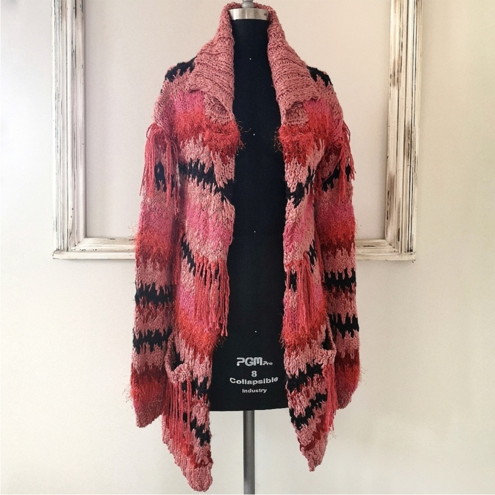 ❤️Host Pick❤️RARE NWOT For Love & Lemons Crosby Fringe Knit Cardigan